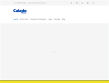 Tablet Screenshot of caiadopneus.com.br